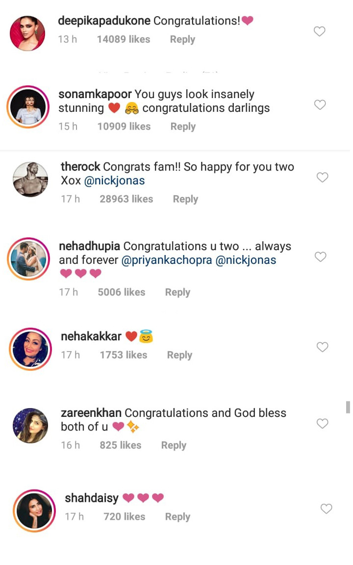 celebrities congratulate nickyanka