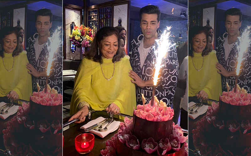 Inside Pics And Video: Karan Johar Celebrates Mom Hiroo’s Birthday With Cake-Cutting And Lots Of Merriment