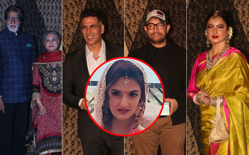 Inside Pics: Bachchans, Aamir, Rekha, Akshay Are Having A Ball At Mukesh Bhatt's Daughter Sakshi's Wedding Reception