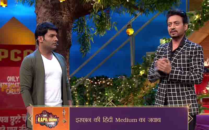 irrfan and kapil in the kapil sharma show