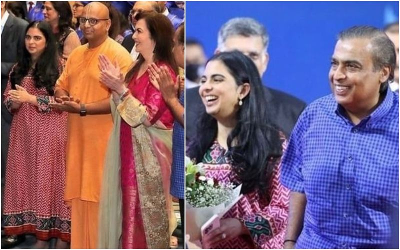 For Dhirubhai Ambani Annual Day With Isha Ambani By Her Side, Nita