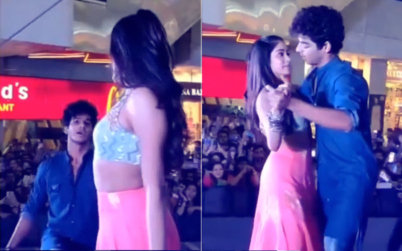 Video: Ishaan Khatter Goes Down On His Knees For Janhvi Kapoor!