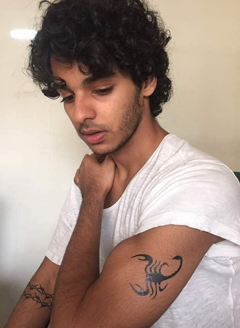 ishaan khattar and his tattoo tales