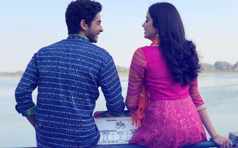 FIRST PICTURES Of Janhvi Kapoor & Ishaan Khatter On-The-Sets Of Dhadak
