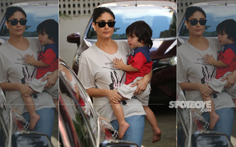 It's Baby’s Day Out For Little Taimur As He Gets Snapped With Mommy Kareena Kapoor Khan In Mumbai