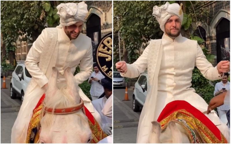 Alanna Panday- Ivor McCray Wedding: Groom Dances While Sitting On A Horse; Concerned Netizens Say, ‘So Educated, But Lack Basic Compassion Towards Animals’