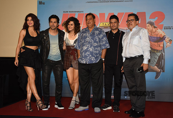Judwaa 2 Team at the trailer launch