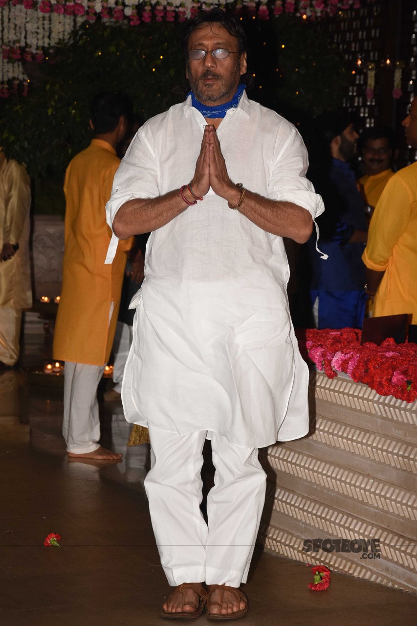 jackie shroff at ambani ganpati celebration