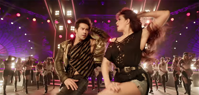 jacqueline and varun in tan tana tan song judwaa 2