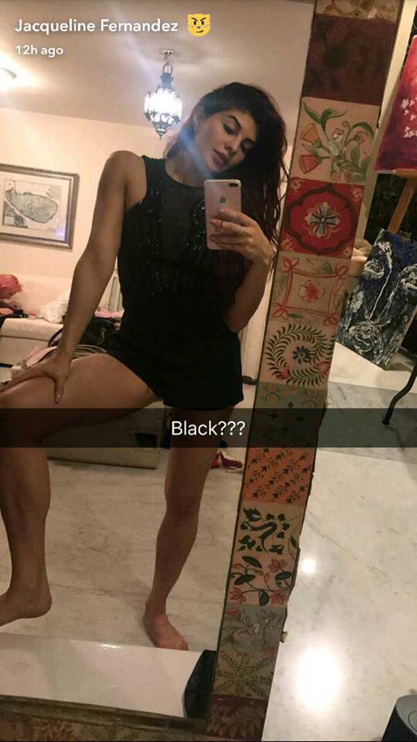 jacqueline fernandez confused whether to wear a black jumpsuit for justin beiber purpose tour in india