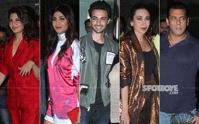 Jacqueline Fernandez, Shilpa Shetty, Karisma Kapoor, Varun Dhawan, Salman Khan Attend Aayush Sharma’s Birthday Bash