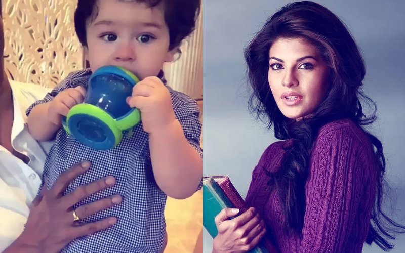 Little Brat Taimur Ali Khan Tries To Snatch Jacqueline Fernandez's Phone In This Adorable Video