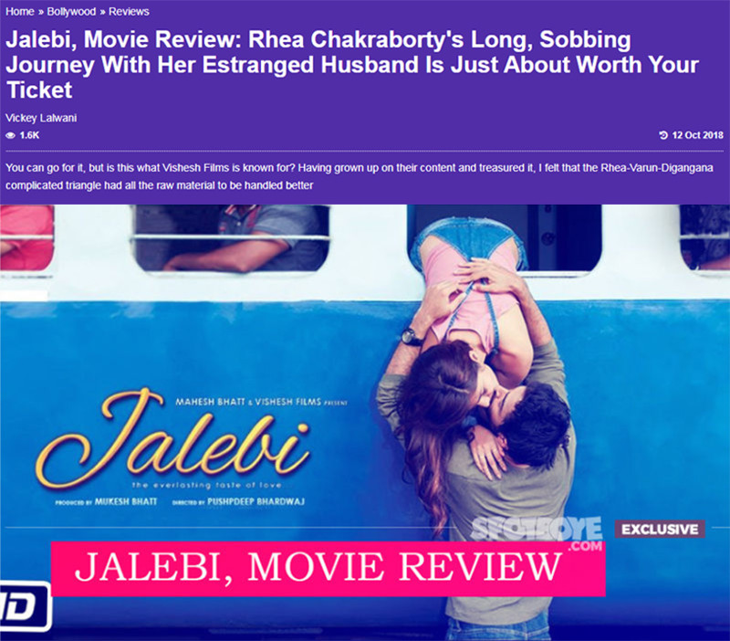 jalebi movie review