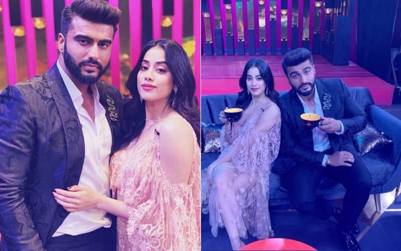 Arjun-Janhvi Kapoor Shoot For Koffee With Karan 6; Click To Know Who Else Will Sip KJo's Coffee