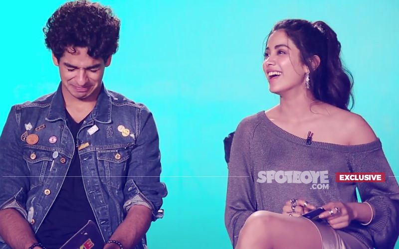 Ouch, Janhvi Kapoor Sat On A Pointed Pencil! Ishaan Khatter Kissed When 14!