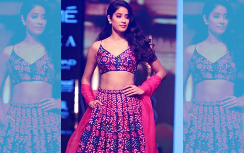 Lakme Fashion Week 2018, Day 3: Janhvi Kapoor Burns The Ramp In A Blue And Pink Lehenga