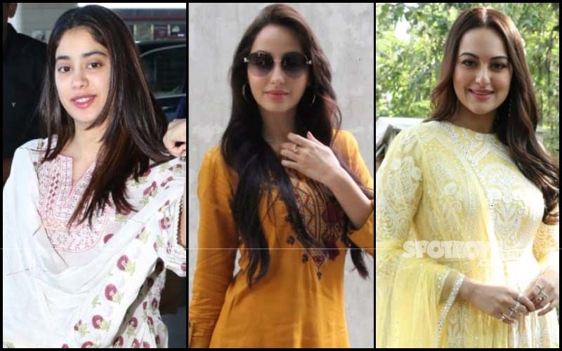 Janhvi Kapoor, Nora Fatehi And Sonakshi Sinha Are The Desi Patakhas Of The Day