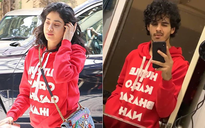 Janhvi Kapoor Trolled Again; This Time For Wearing A Red Hoodie That Was Worn By Ishaan Earlier