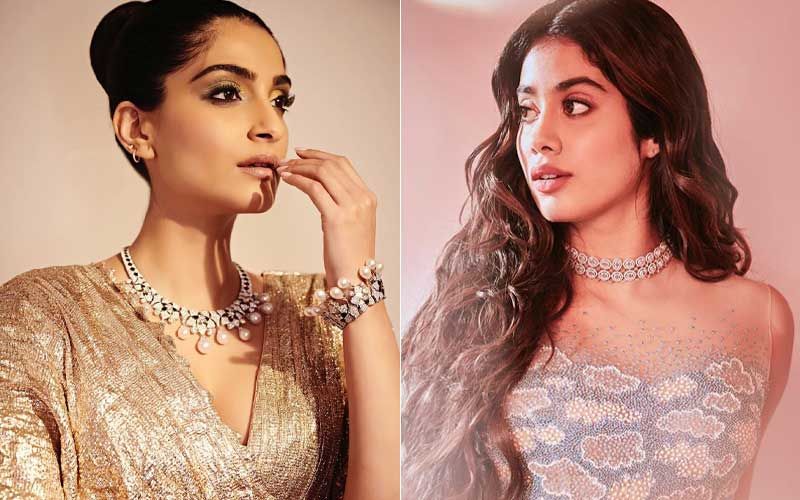 Sonam Kapoor’s Golden Look Leaves Sister Janhvi Kapoor SHOCKED