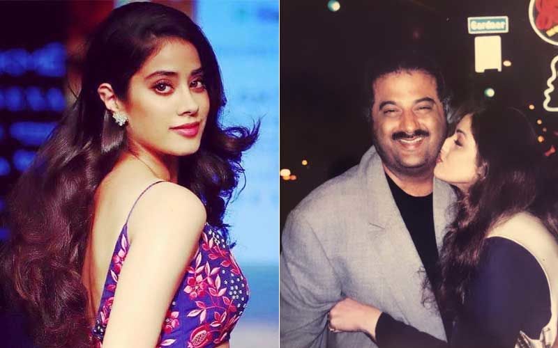 Janhvi Kapoor Shares A Throwback Picture of Sridevi’s Kiss Of Love On Boney Kapoor’s Cheek