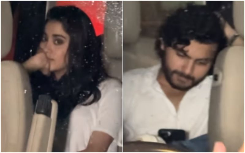 Janhvi Kapoor Spotted With Rumored Boyfriend Shikhar Pahariya; Actress Blushes While Greeting The Paps- WATCH Video