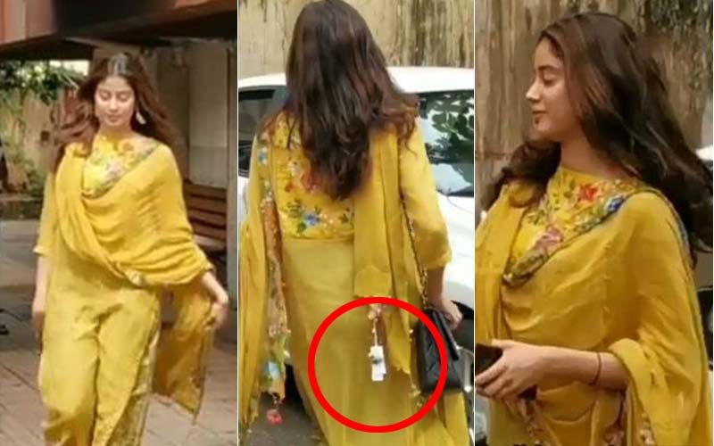 Janhvi Kapoor Has A Fashion Faux Pas Just Like Meghan Markle, Dhadak Actress Forgets To Take Off Price Tag From Her Dupatta