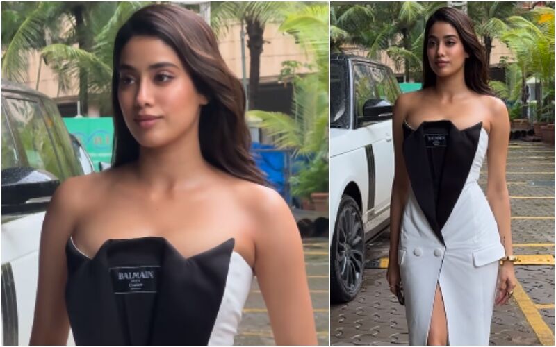 Janhvi Kapoor Gets Brutally TROLLED For Her Black-White Shirt Gown At Ulajh’s Trailer Launch; Netizens Say, ‘Urfi Prime Pro Plus’