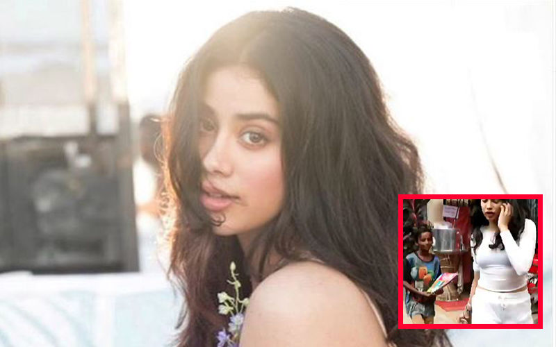 Janhvi Kapoor Borrows Money From Her Driver, Offers It To A Kid Selling Books On The Street- VIDEO