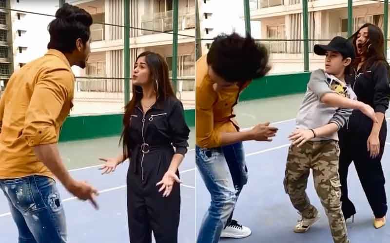 TikTok Star Faisal Shaikh Raises His Hand On Jannat Zubair, Gets A TIGHT SLAP From Her Bro Instead – Video