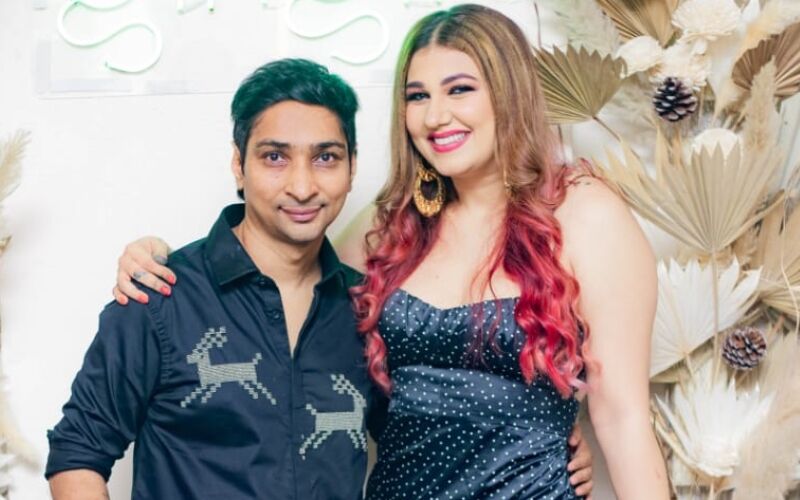 Bigg Boss Fame Jasleen Matharu And Designer Suresh Ganesha Celebrated Birthday At GinGin Lounge