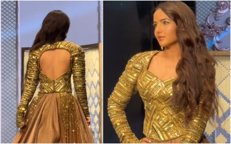 Jasmin Bhasin Stumbles As She Walks The Ramp During A Fashion Show; Fans Say, ‘She Handled It With Grace And A Pretty Smile’- WATCH