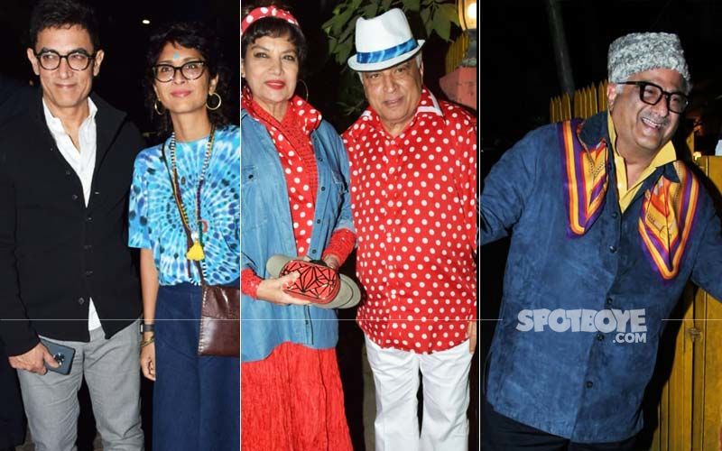 Javed Akhtar’s 75th Birthday Bash: Aamir Khan, Anil Kapoor, Boney Kapoor Go Retro And Celebrate In ‘70s Style