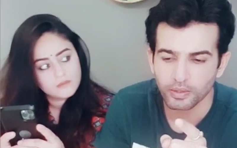 Mahhi Vij Asks Husband Jay Bhanushali To Spell ‘Happiness’, Actor’s Answer Will Make You ROFL- VIDEO