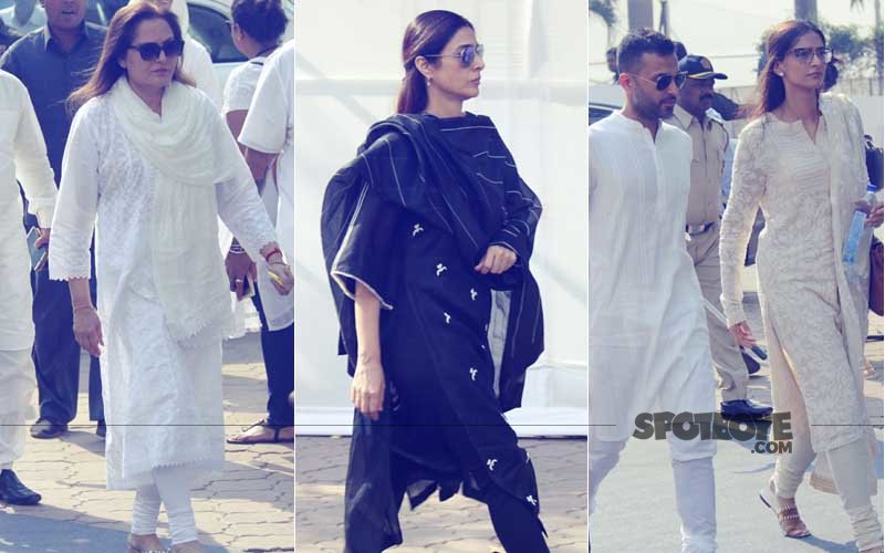 Sridevi Prayer Meet: Jaya Prada, Tabu, Sonam Kapoor & Anand Ahuja Pay Their Last Respects