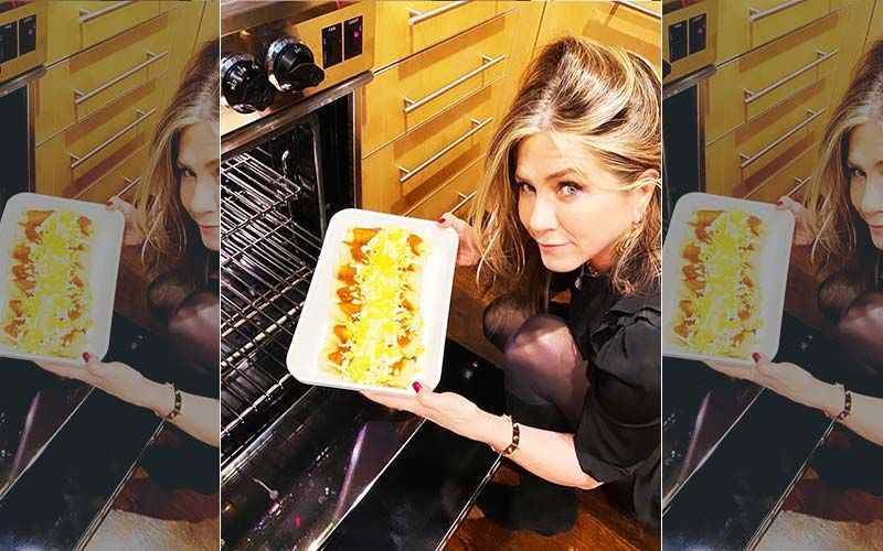 Jennifer Aniston Makes ‘F**king FRIENDSgiving Enchiladas’ For Jimmy Kimmel After His Complaint Last Year-VIDEO