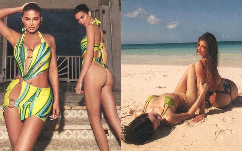 Kendall And Kylie Jenner Put Their Luscious Curves On Display In Pics From Bahamas; Khloe Kardashian Is SHOOK