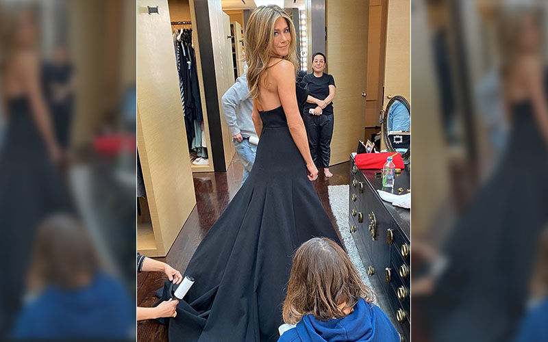 Jennifer Aniston Gives A Sneak Peek Into Her HUGE Walk-In Closet As She Gears Up For Golden Globes 2020