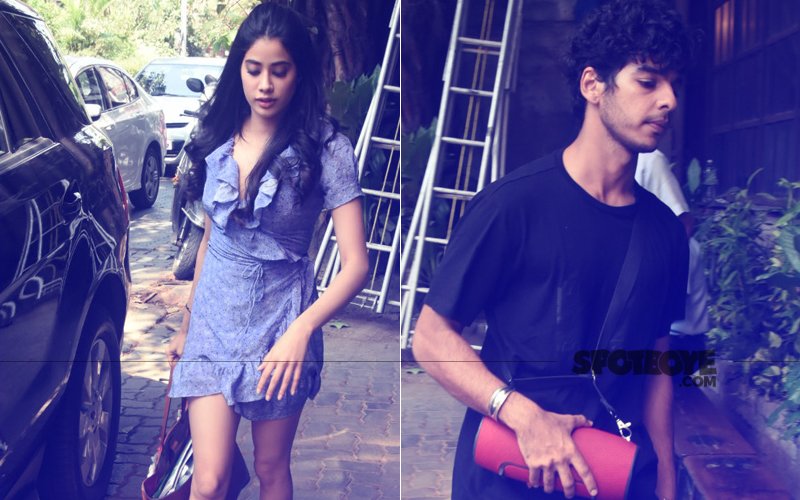 Jhanvi Kapoor & Ishaan Khatter Snapped On A Lunch Date- View Pics