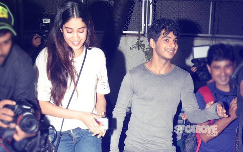 Jhanvi Kapoor & Ishaan Khattar Watch Hollywood Thriller Baby Driver Together