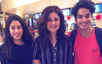 PIC: Jhanvi Kapoor & Ishaan Khattar Watch Secret Superstar