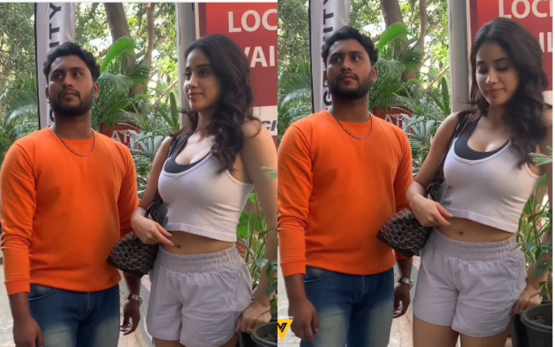 WATCH! Janhvi Kapoor Gets Uncomfortable After A Man Comes Too Close To Her For A Picture; Trolls Say, ‘Kitna Natak Kar Rahi Hai’