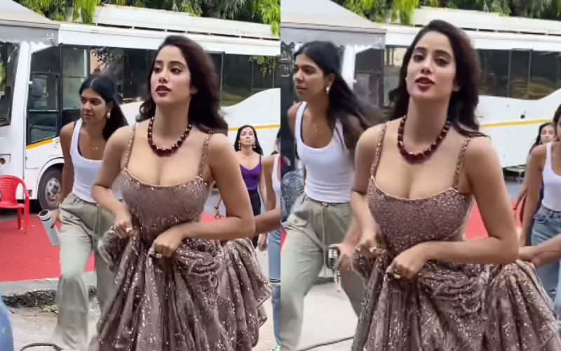 Janhvi Kapoor Gets BRUTALLY TROLLED After A Video Of Her Wearing Chappals With Lehenga Goes Viral: ‘Dur Se Woh Urfi Javed Lagi’