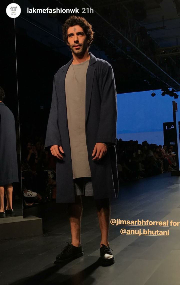 jim sarbh at lakme fashion week