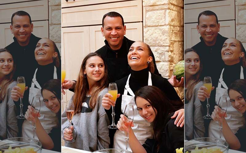 Jennifer Lopez Enjoys A Quiet Evening With Fiancé Alex Rodriguez And Their Kids As They Celebrate Thanksgiving