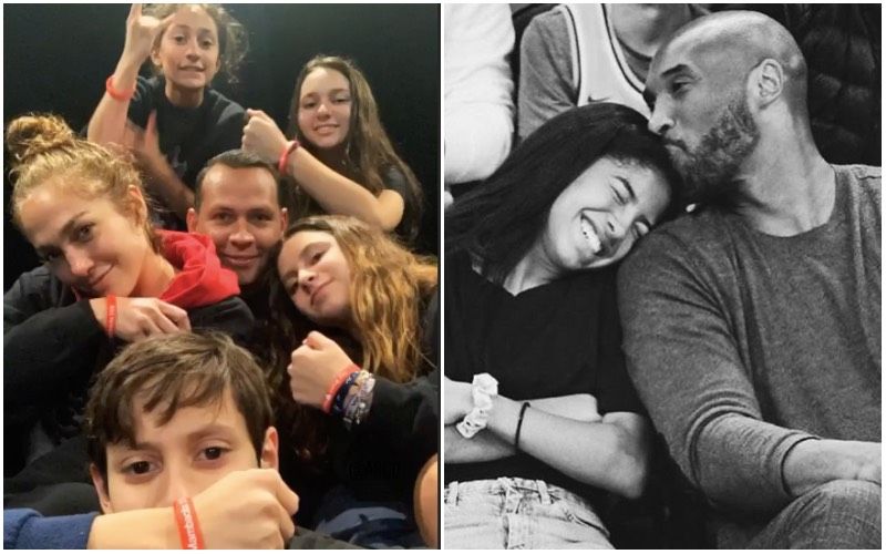 Jennifer Lopez And Alex Rodriguez Along With Kids Cheer For Kobe Bryant's Daughter Gigi On Her Birth Anniversary