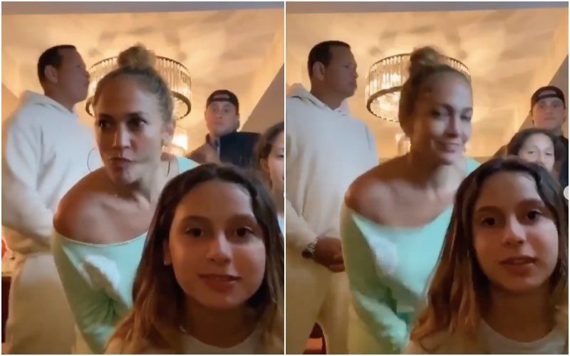 Jennifer Lopez Parties In 'Club Basement' With Fiancé Alex Rodriguez And Kids; Says, 'These Bops Had Me Hype' – Video