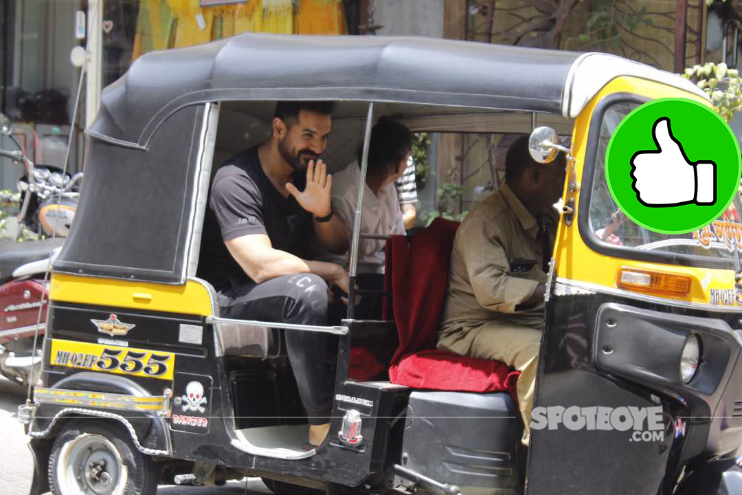 john abraham rickshaw ride