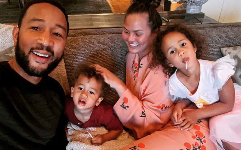 Chrissy Teigen Says John Legend And She Are Making ‘The Best Of Quarantine’, Are They Hinting At Making More Babies?-VIDEO