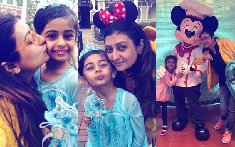 PICS: Juhi Parmar Takes Her Adorable Little Daughter To Disneyland For Her Birthday