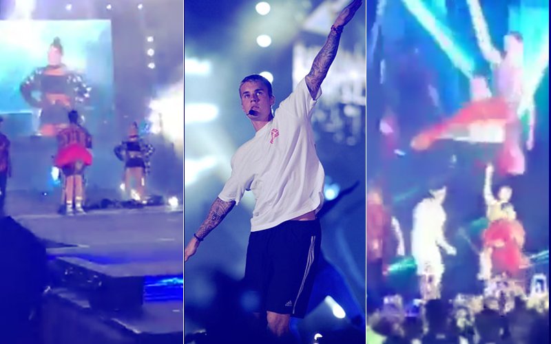 Justin Bieber In Mumbai: Popstar Closes Concert With Namaste And A Wave Of The Indian Flag